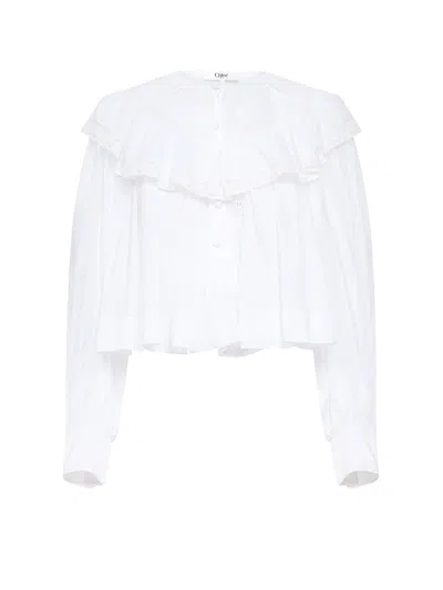 Chloé Chloè Shirts In White