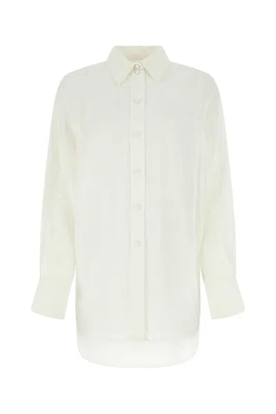 Chloé White Linen Oversize Shirt