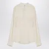 Chloé Ivory Silk Blouse In White
