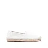 Chloé Pary Leather Espadrilles In White