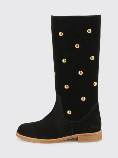 CHLOÉ 鞋履 CHLOÉ 儿童 颜色 黑色,H46756002