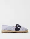 Chloé Logo-print Espadrilles In Blue
