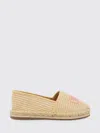 Chloé Chloe Kids Logo Embroidered Raffia Espadrilles In Neutral