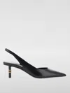 Chloé Marcie 50 Slingback Pumps With Pointed Toe And Signature Hardware In Schwarz