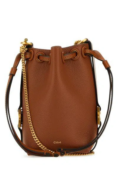 Chloé Shopping Bags In Tan
