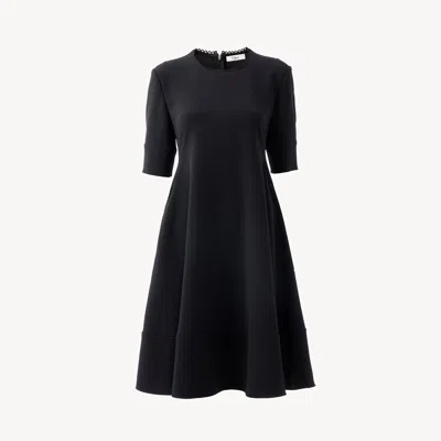 Chloé Short A-line Dress In Crêpe In Black