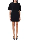 Chloé Black Short Cape Dress