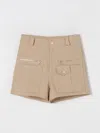 Chloé Short  Kids Color Beige In Beige