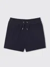 Chloé Blue Shorts For Girl With Logo In Marine