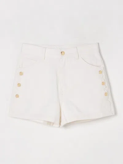 CHLOÉ SHORT CHLOÉ KIDS COLOR YELLOW CREAM,G54129090