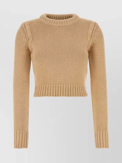 Chloé Short Cotton And Cashmere Sweater