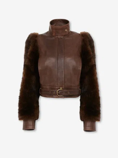 CHLOÉ CHLOÉ SHORT FUR JACKET