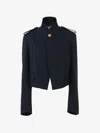 Chloé Short Jacket Epaulettes In Midnight Blue