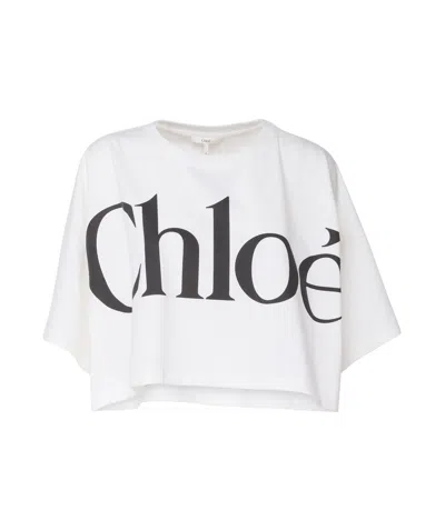 CHLOÉ SHORT LOGO T-SHIRT