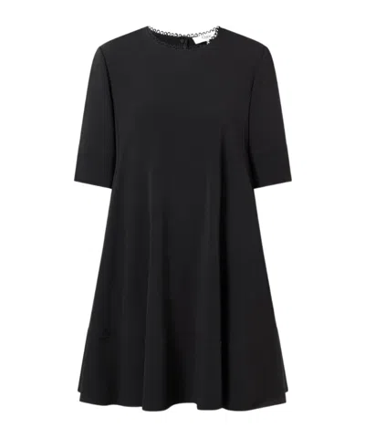 Chloé Short Sleeve Dress In Black