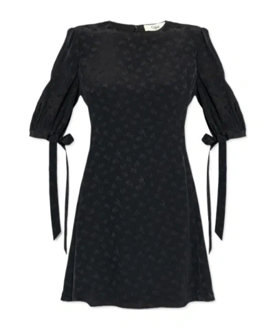 CHLOÉ CHLOÉ FLORAL PATTERN MINI DRESS