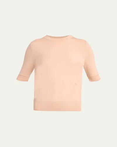 Chloé Short Sleeve Pullover Sweater