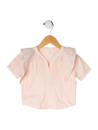 Pre-owned Chloé Babies' Short Sleeve Top In Pink