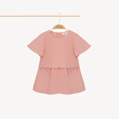 Chloé Short-sleeved Dress Pink Size 2 100% Cotton