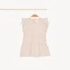 Chloé Short-sleeved Dress Pink Size 15-18 100% Cotton In Pink
