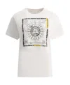 Chloé Short-sleeved Round Collar T-shirt In White