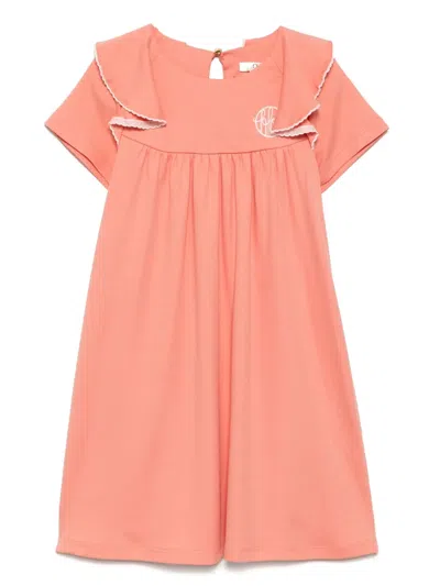 Chloé Kids' Short-sleeves Dress In Pink