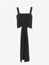 CHLOÉ CHLOÉ SHORT TANK TOP WITH RIBBONS ON THE FRONT