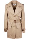Chloé Short Trench In Brown
