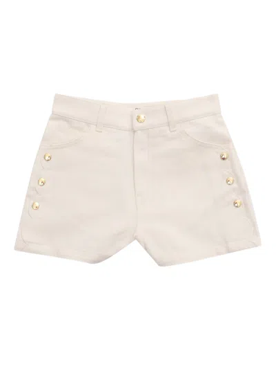 Chloé Chloe' Short In Metallic