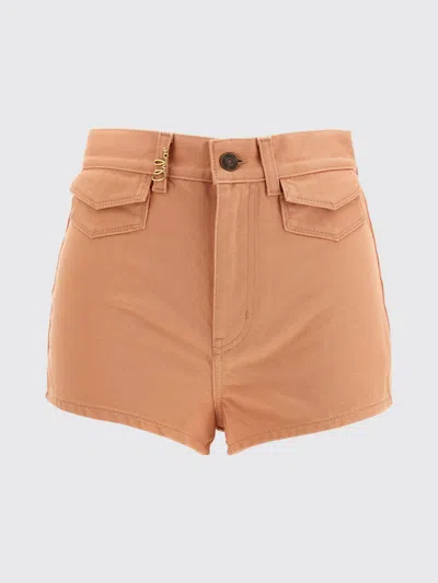 Chloé Shorts  Woman Color Orange In Brown
