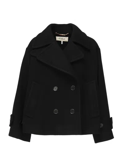 CHLOÉ SHORT WOOL COAT