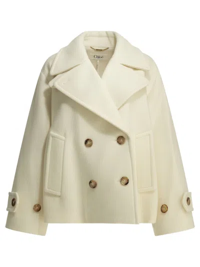 CHLOÉ CHLOÉ SHORT WOOL COAT