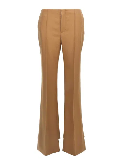 CHLOÉ ASYMMETRICAL HEM PANTS