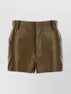Chloé Nappa Shorts Bermuda, Short Green