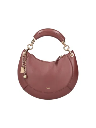 Chloé Shoulder Bag "banana" In Brown
