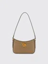 Chloé Women Horse Medal Shoulder Bag In Sand