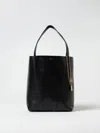 Chloé Spin Calf Leather Shoulder Bag In Black