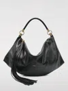 Chloé Hobo Bag Shoulder Bag In Black Leather In Black