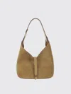 Chloé Marcie Small Suede Leather Hobo Bag In Brown