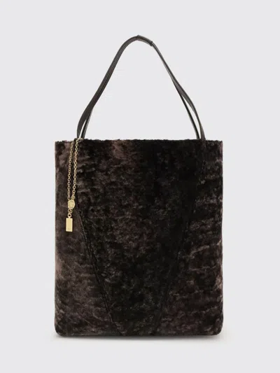 CHLOÉ TOTE BAG CHLOÉ WOMAN COLOR BROWN,H62551032