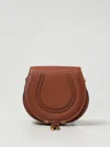Chloé Marcie Small Saddle Bag In 棕色