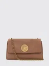 Chloé Chloe Women Antiqued Pink Leather Medium Heritage Shoulder Bag In Pink