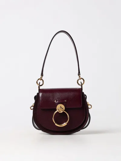 Chloé Small Tess Crossbody Bag In Violet