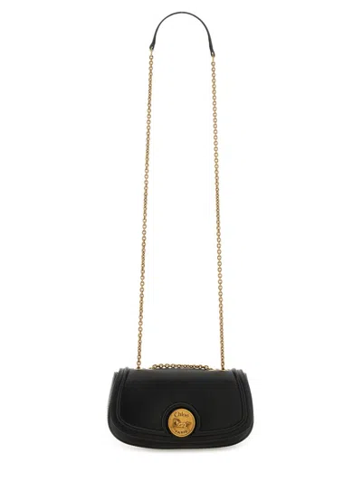 Chloé Shoulder Bag Horse Medal In Black