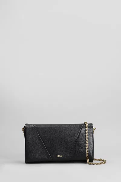 Chloé Shoulder Bag In Black Leather
