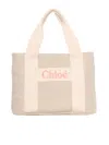 Chloé Canvas Logo Shoulder Bag In Multi