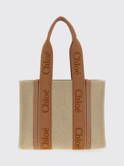 Chloé Chlo Woody Small Tote Bag In Brown