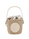 Chloé Women Horse Medal Bag In Beige