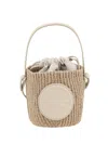 Chloé Women Horse Medal Bag In Beige