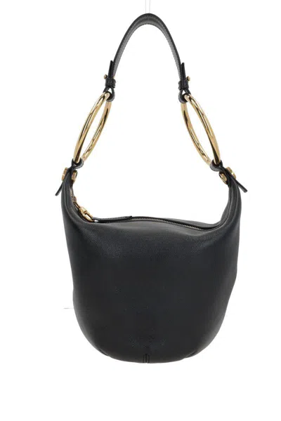 Chloé Bracelet Leather Shoulder Bag In Black